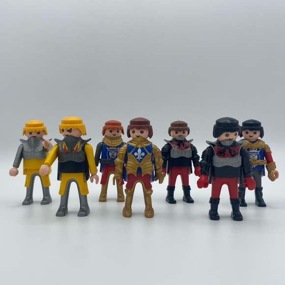 Geobra PlayMobil Medieval Lot Figures Accessories Vintage 1993 2002 2004 2010 - Picture 2 of 12